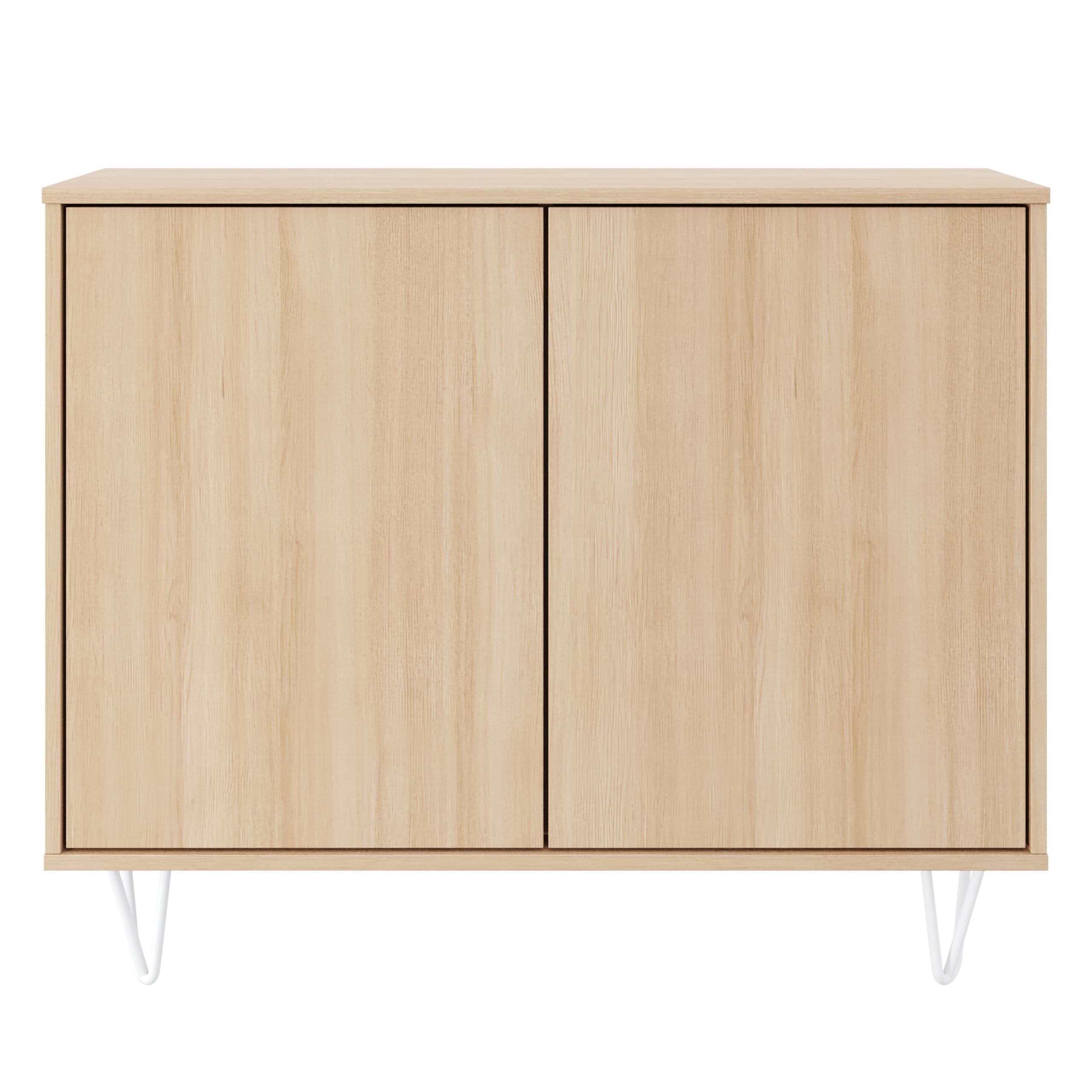 Amazon.com: Nexera 132283 Slim 2-Door Storage Accent Cabinet